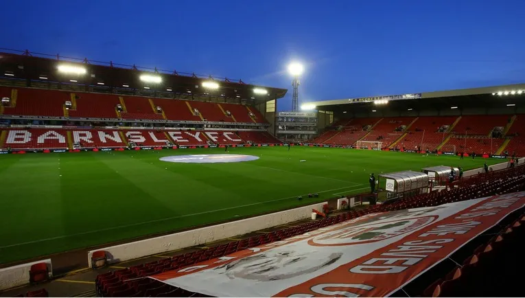 Oakwell Stadium View of the Pitch