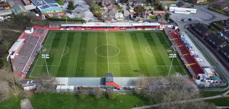 Sơ đồ chỗ ngồi chi tiết sân vận động Impact Arena của Alfreton Town FC
