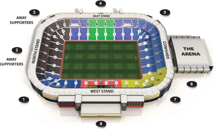 Sơ đồ chỗ ngồi Stadium MK