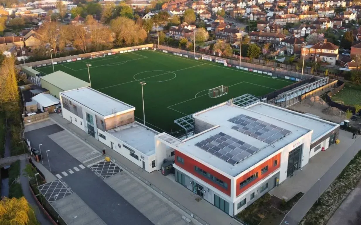 Sơ đồ tổng quan sân vận động Meadowbank nhìn từ trên cao