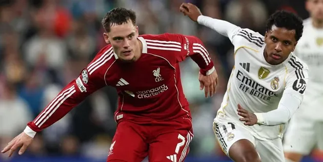 Florian Wirtz gây ấn tượng trong trận đấu với Real Madrid tại sân Anfield.