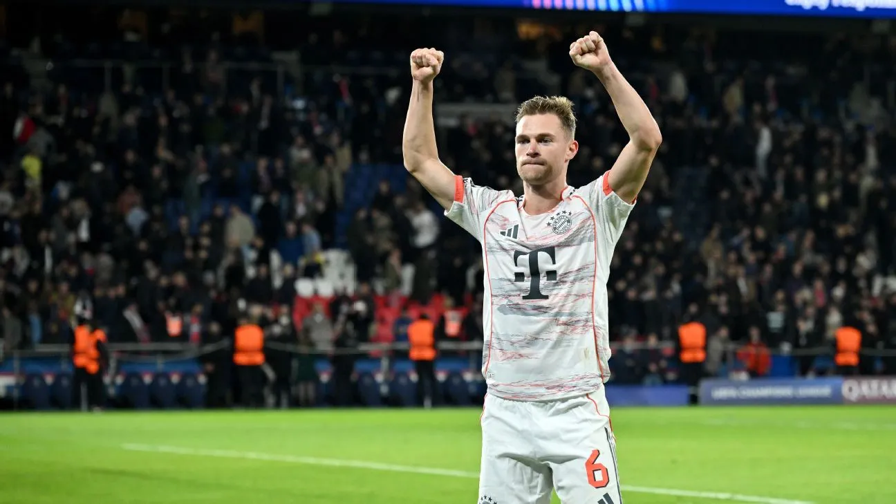 Joshua Kimmich tự tin trước cuộc đối đầu với Arsenal trong Champions League