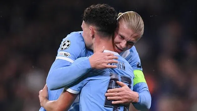 Phil Foden gây ấn tượng bên cạnh Erling Haaland trong chiến thắng của Manchester City