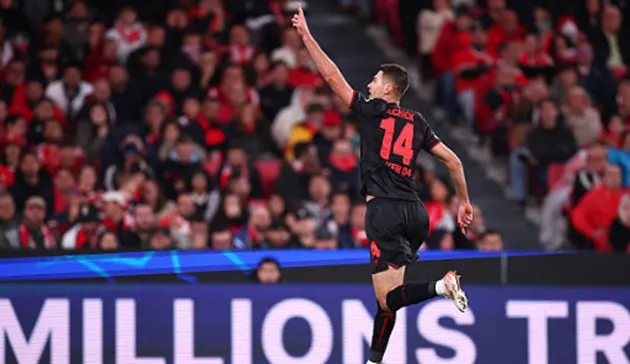 Schick ghi bàn thẳng duy nhất trong trận