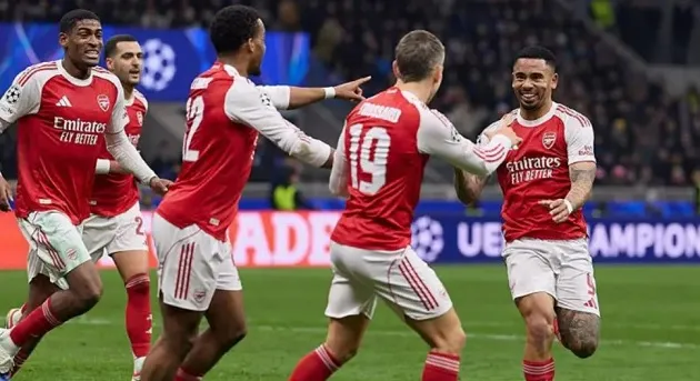 Gabriel Jesus trong trận gặp Inter Milan tại Champions League