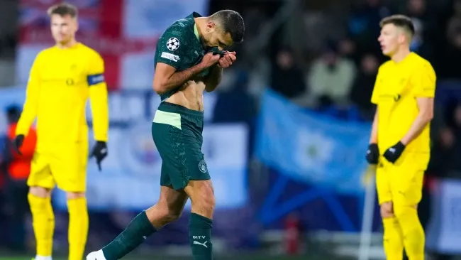 Rodri gây thất vọng