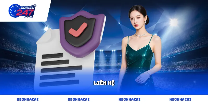 Thực hiện thao tác Liên Hệ hỗ trợ trực tuyến đảm bảo an toàn